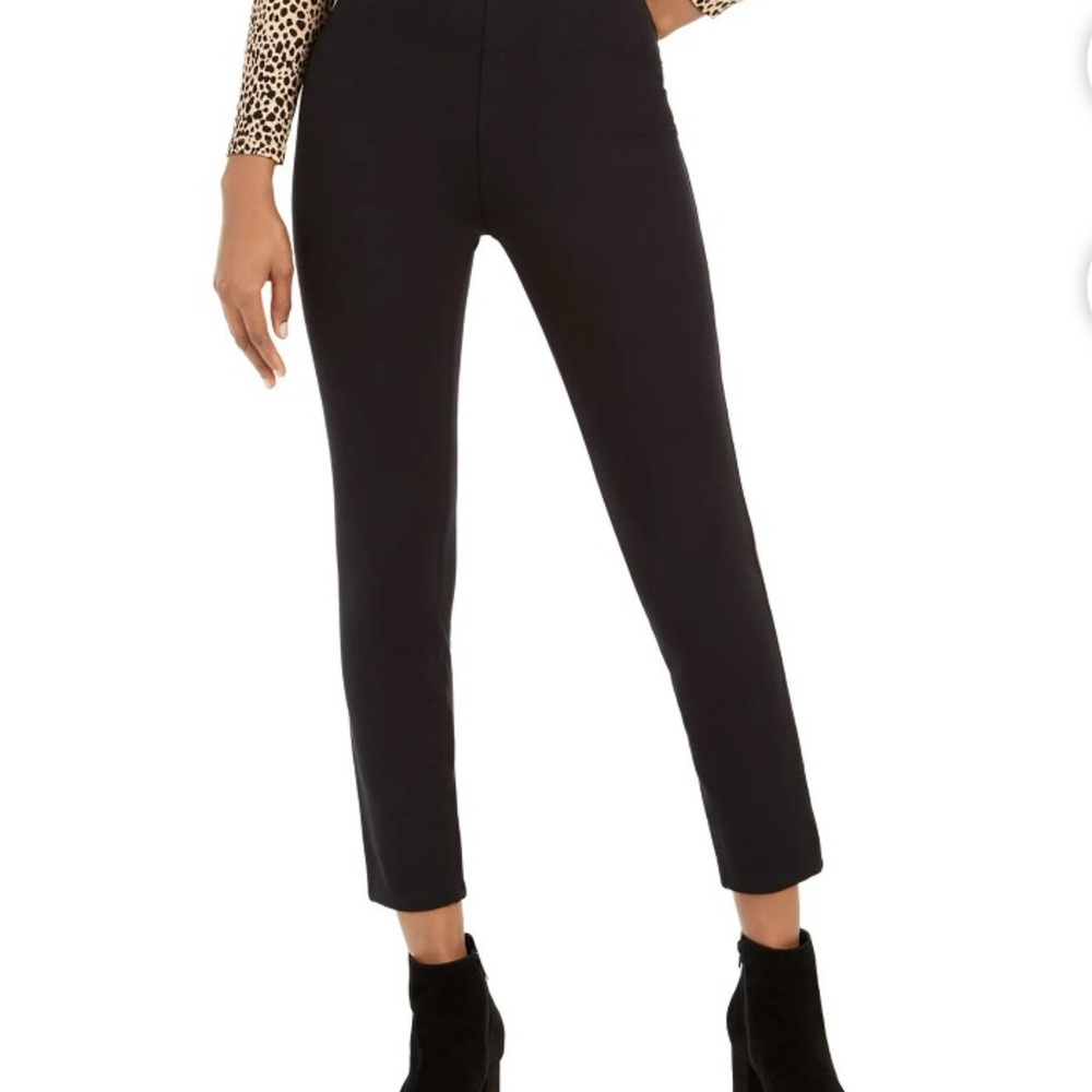 SPANX Black Ankle Cropped Pants Timeless Design